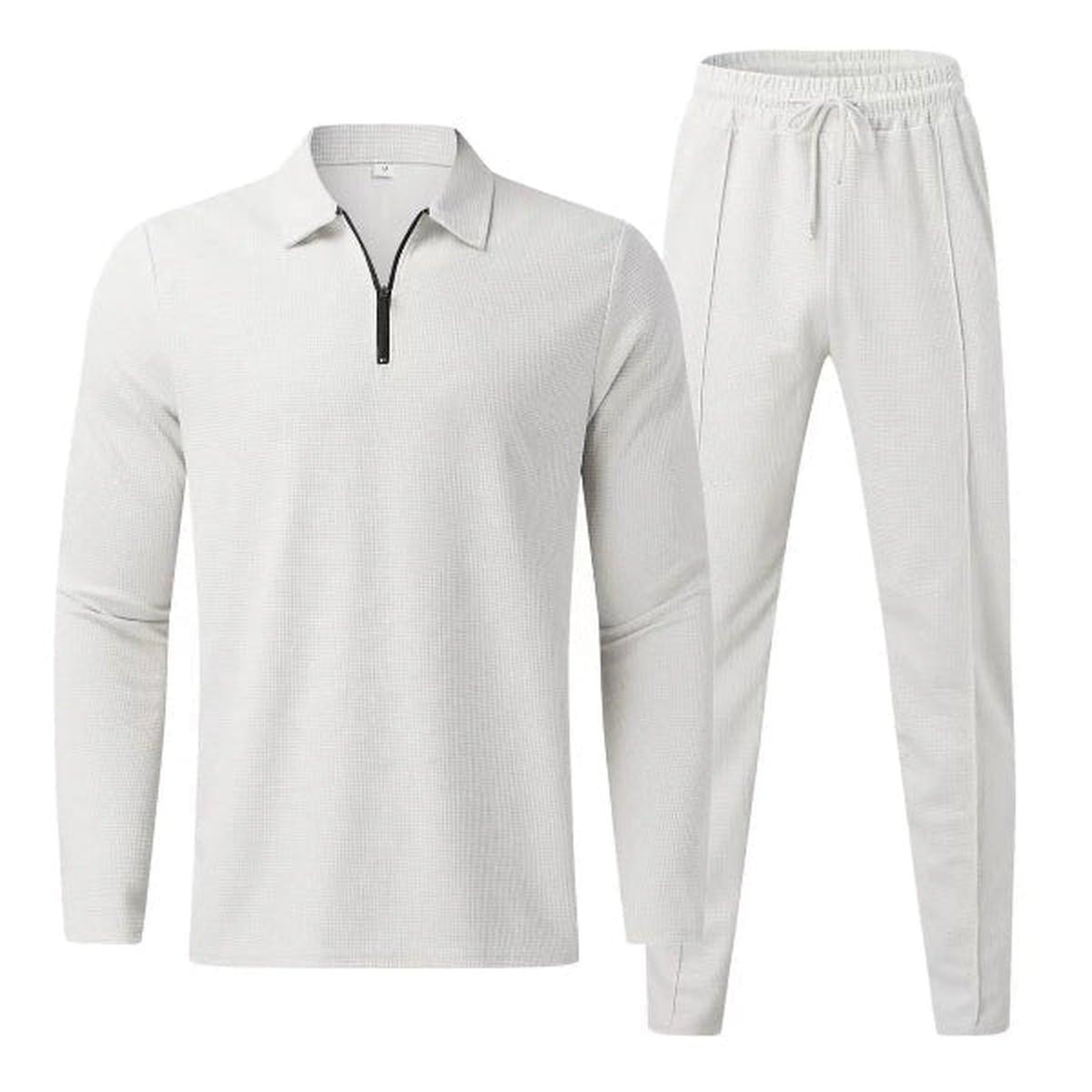 Katoenen Mix Casual Twee-Delige Outfit