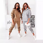 Katoenen Mix Ontspannen Pasvorm Jogging Trainingsset