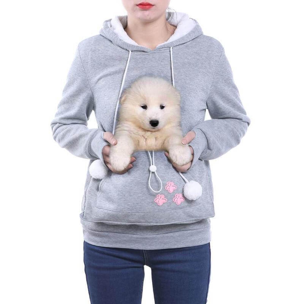 Katten Hoodie met Zak en Zachte Stof voor een Haarvrij Huis