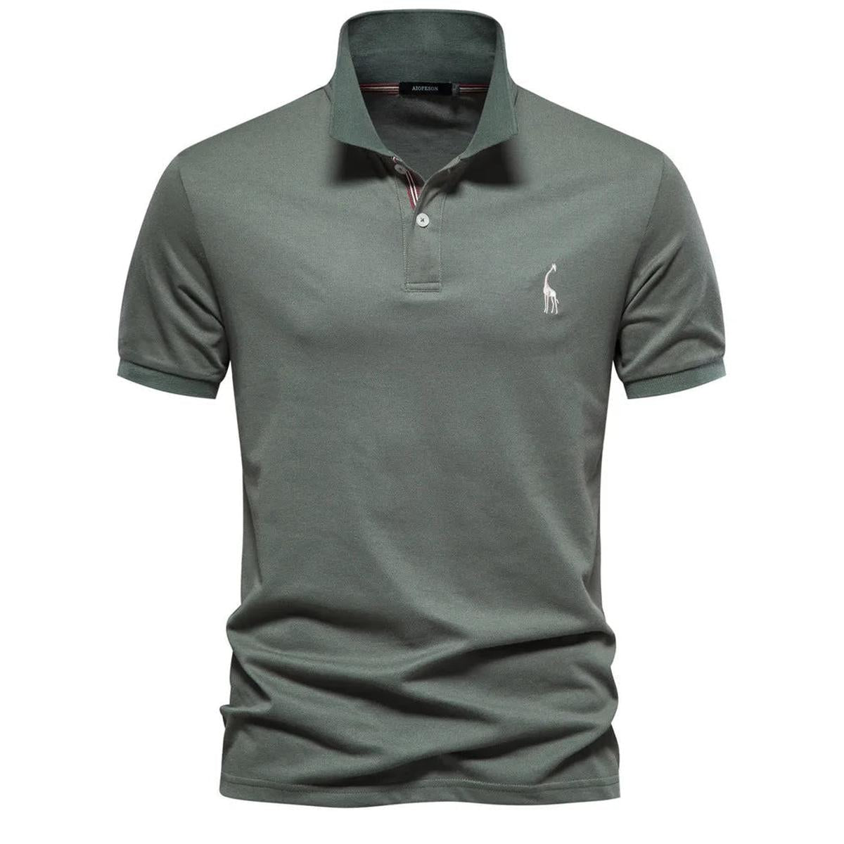 Klassiek Heren Poloshirt met Geborduurd Logo