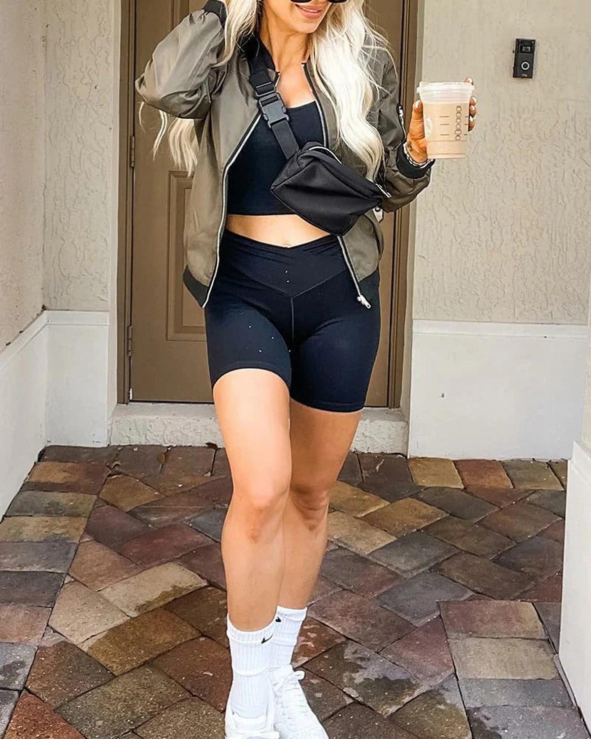 Klassieke Dames Bomberjack Van Premium Polyester