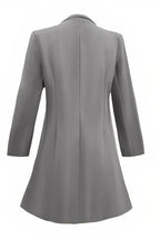 Klassieke Dames Winterjas Met Opgevouwen Kraag