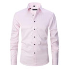 Kreukvrij Elastisch Slim-Fit Herenoverhemd