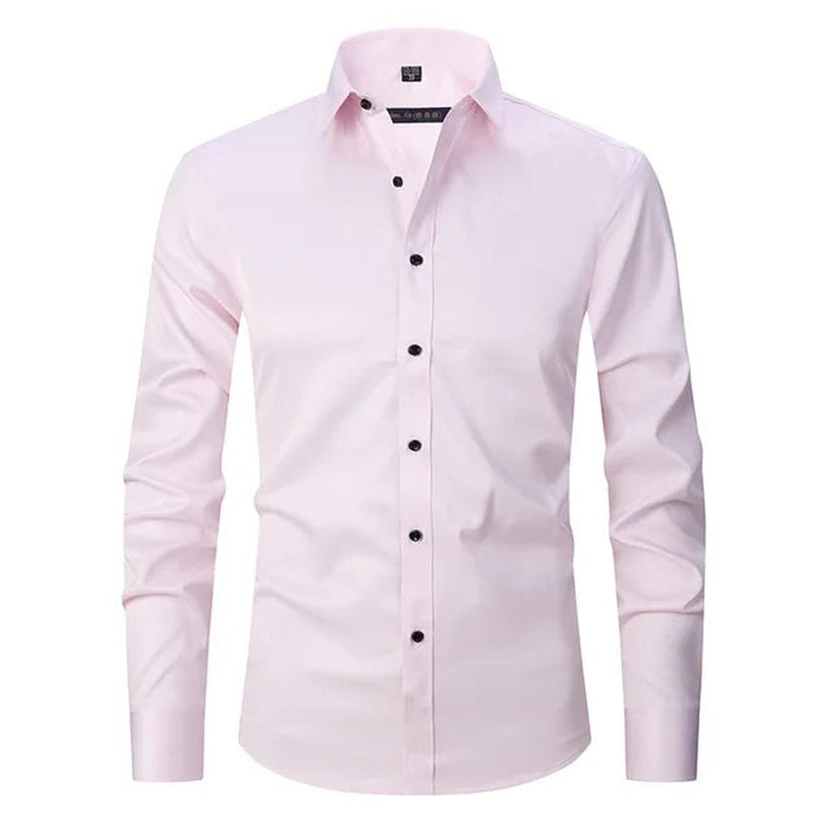 Kreukvrij Elastisch Slim-Fit Herenoverhemd