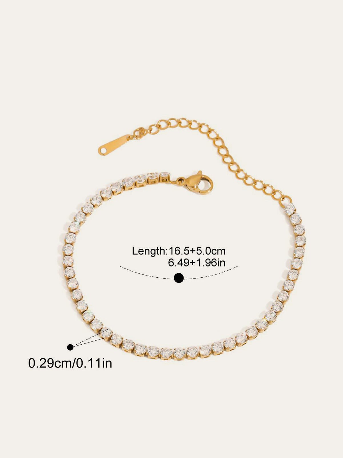 Kristallen Versieringen Armband Set