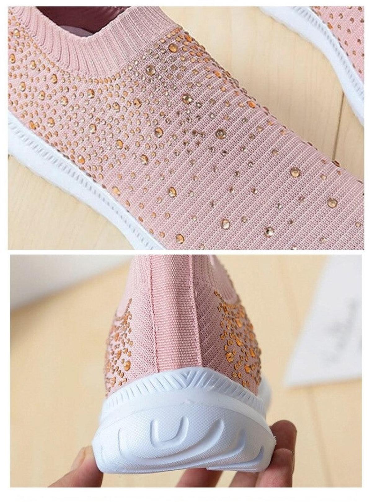 Kristalversierde Elegante Schoenen Voor Feestelijke Gelegenheden