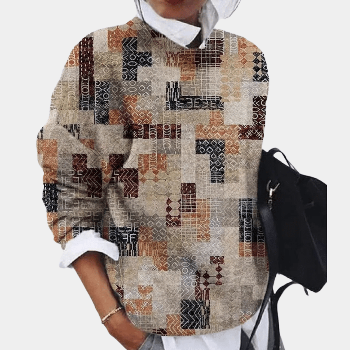 Lente Dames Geprinte Trui - Meerdere Kleuren, Maten S-2XL