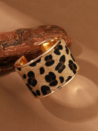 Leopard Stijl Open Armband