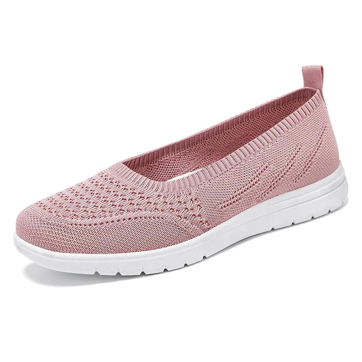 Lichte Ademend Zomer Flats Met Slip-On Ontwerp