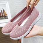 Lichte Ademend Zomer Flats Met Slip-On Ontwerp
