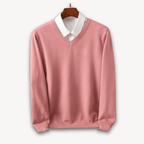 Lichte Cashmere V-Hals Sweater Voor Heren