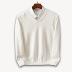 Lichte Cashmere V-Hals Sweater Voor Heren