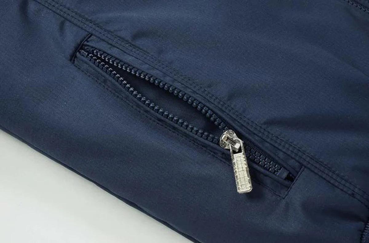 Lichte Casual Jas voor Mannen met Staande Kraag