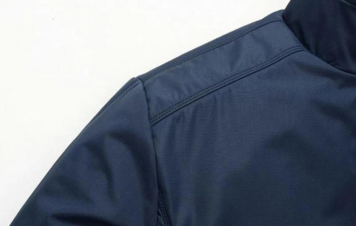 Lichte Casual Jas voor Mannen met Staande Kraag