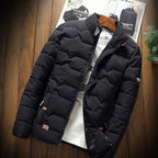 Lichte Staande Kraag Jas voor Mannen - Herfst/Winter