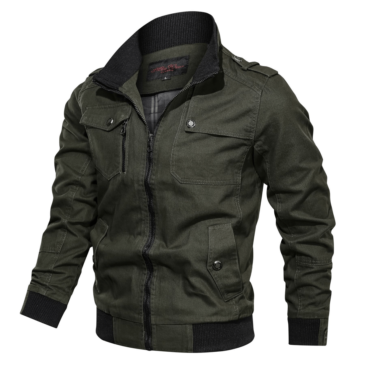 Lichtgewicht Casual Bomberjack