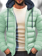 Lichtgewicht Geïsoleerde Winterjas Voor Mannen Met Ritskap