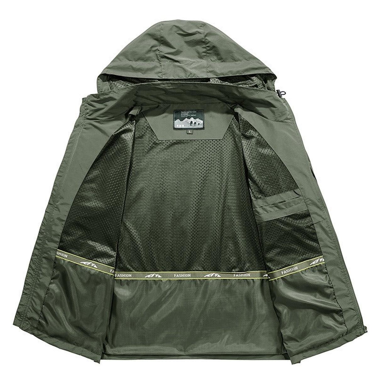Lichtgewicht Snel-Drogend Hooded Outdoor Jack