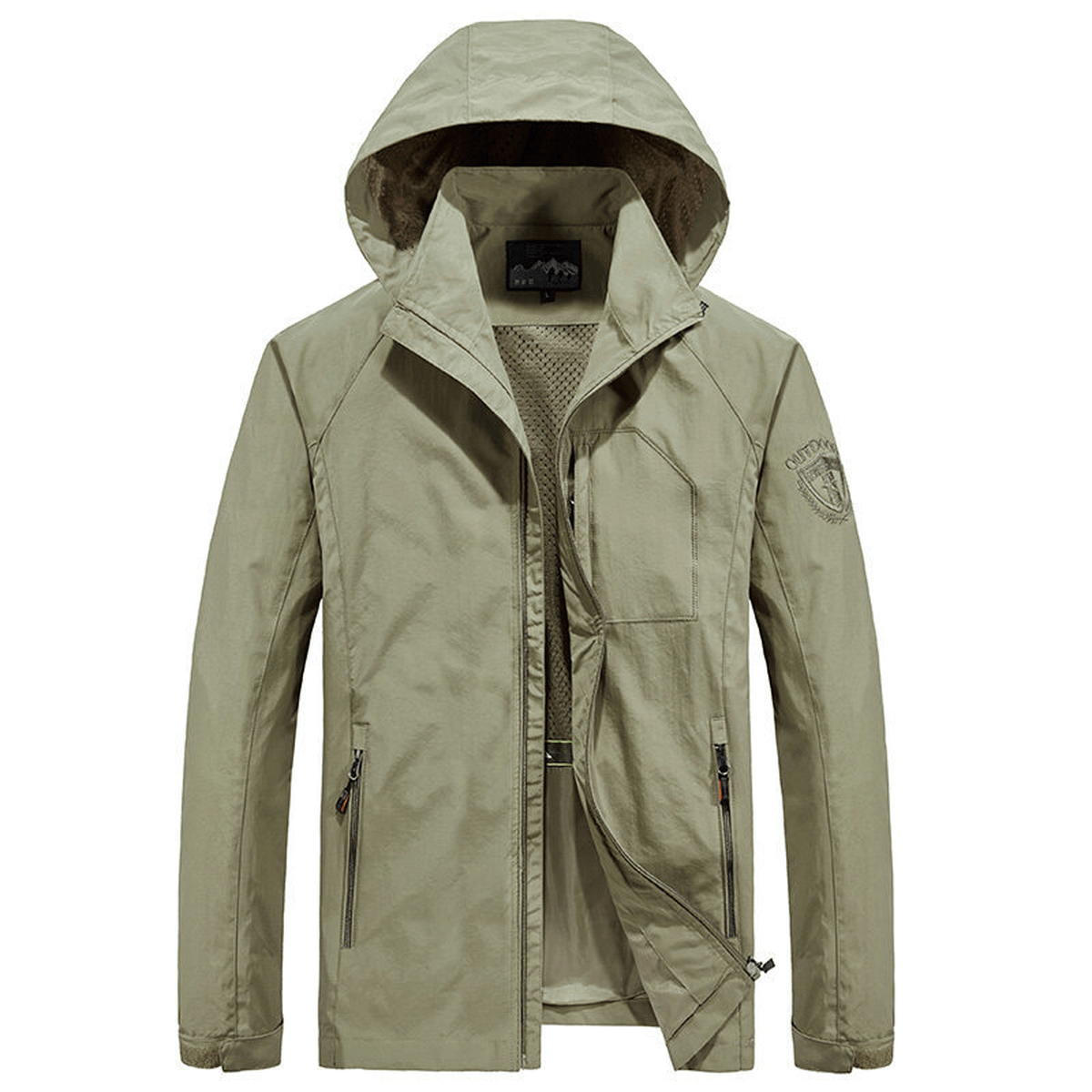 Lichtgewicht Snel-Drogend Hooded Outdoor Jack