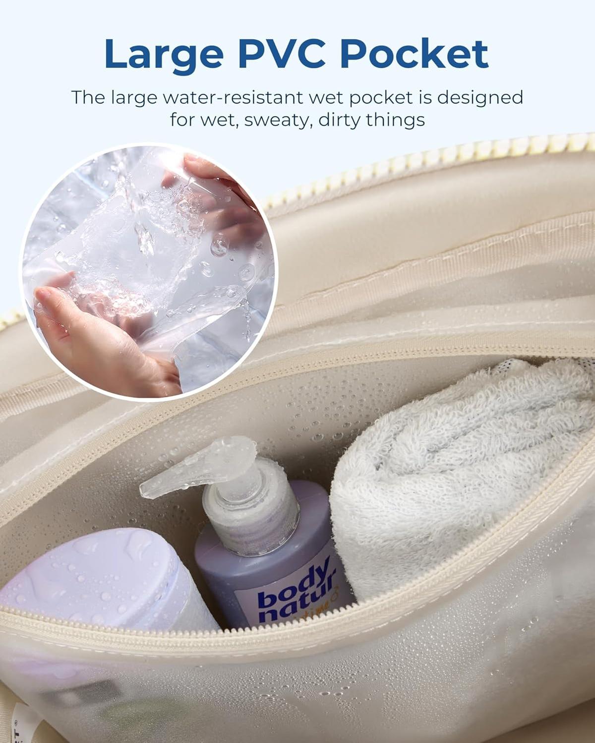 Lichtgewicht Waterdichte Sporttas Voor Vrouwen Met Waterdicht Vak