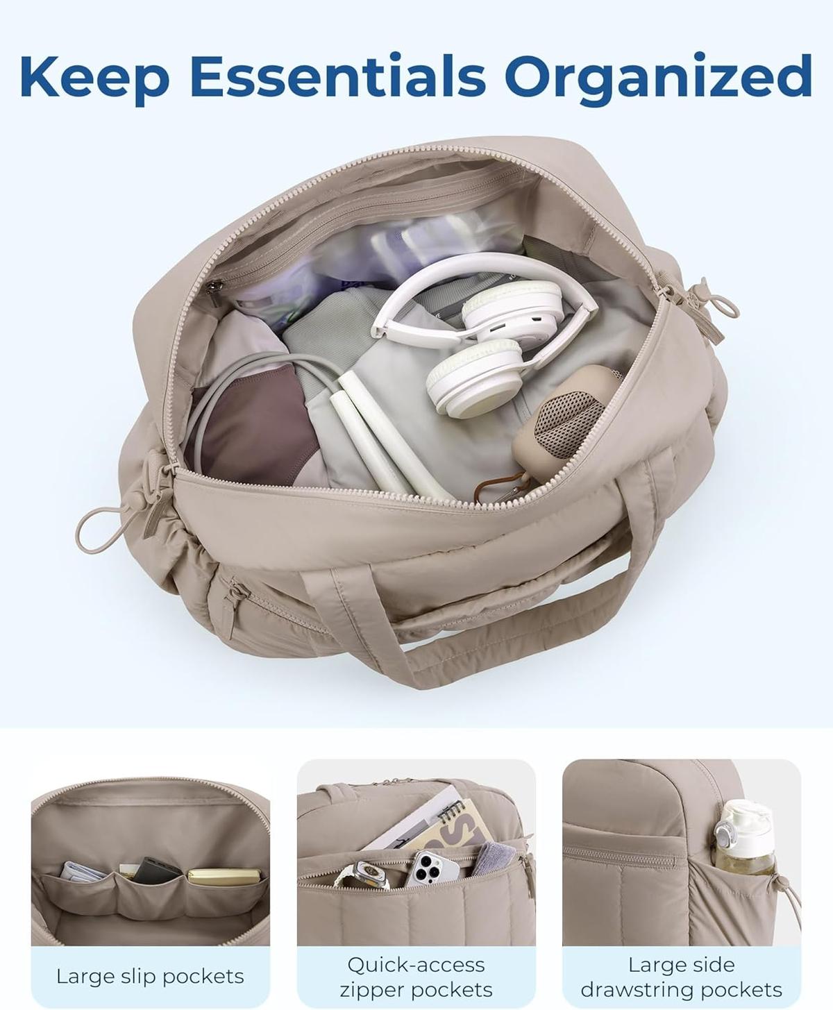 Lichtgewicht Waterdichte Sporttas Voor Vrouwen Met Waterdicht Vak