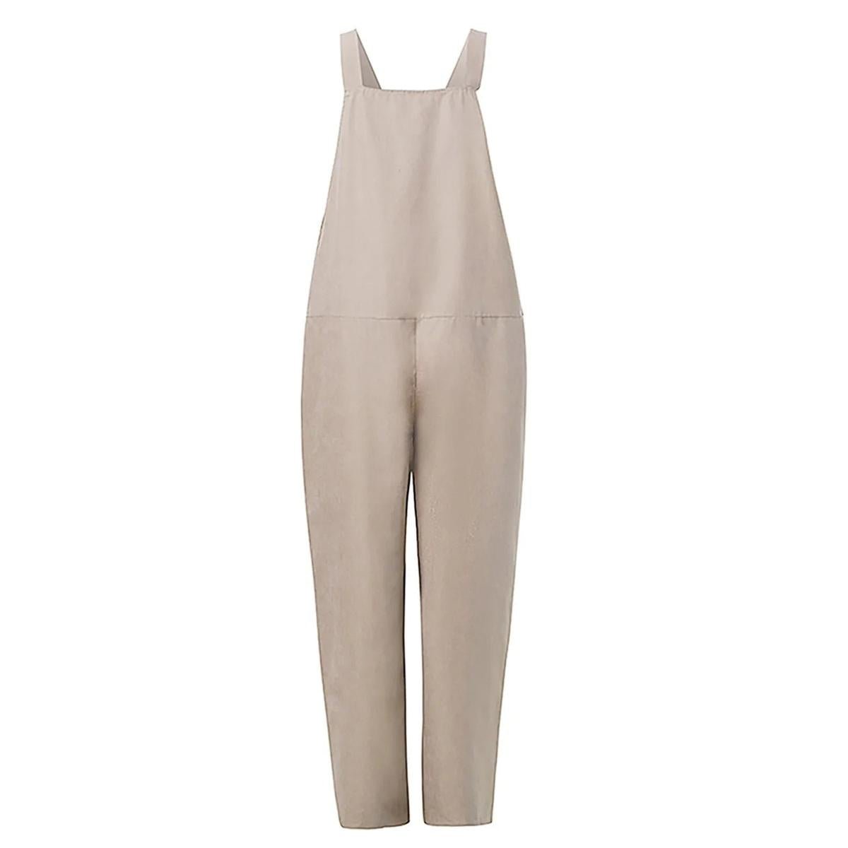 Lichtgewicht Zomer Jumpsuit Met Verstelbare Banden En Zakken