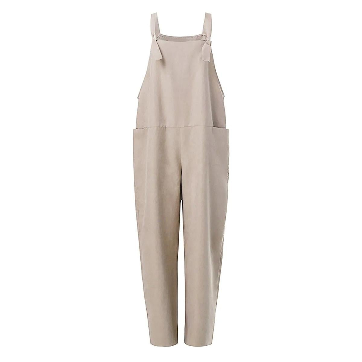Lichtgewicht Zomer Jumpsuit Met Verstelbare Banden En Zakken