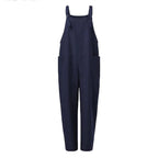 Lichtgewicht Zomer Jumpsuit Met Verstelbare Banden En Zakken