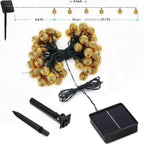 Lichtslinger Op Zonne-energie In Marokkaanse Stijl