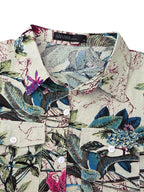 Luchtige Bloemenprint Maxi Jurk Van 100% Katoen Met Voorzakken