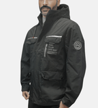 Mid-Length Capuchon Windbreaker Jas voor Buiten
