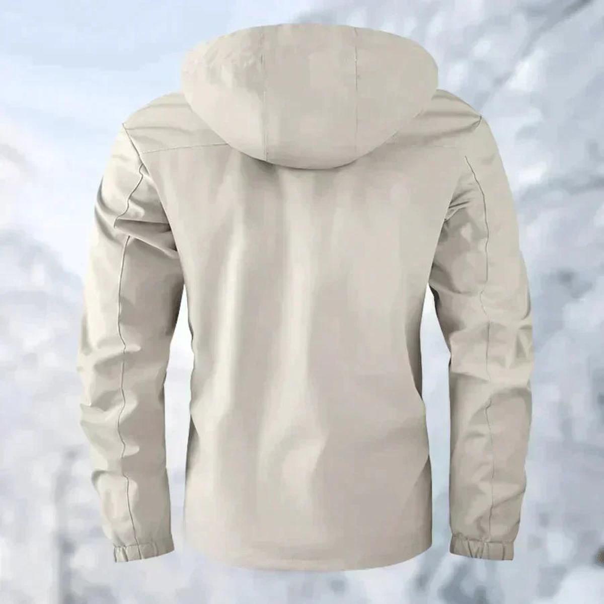 Mid-Length Capuchon Windbreaker Jas voor Buiten
