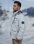 Mid-Length Capuchon Windbreaker Jas voor Buiten
