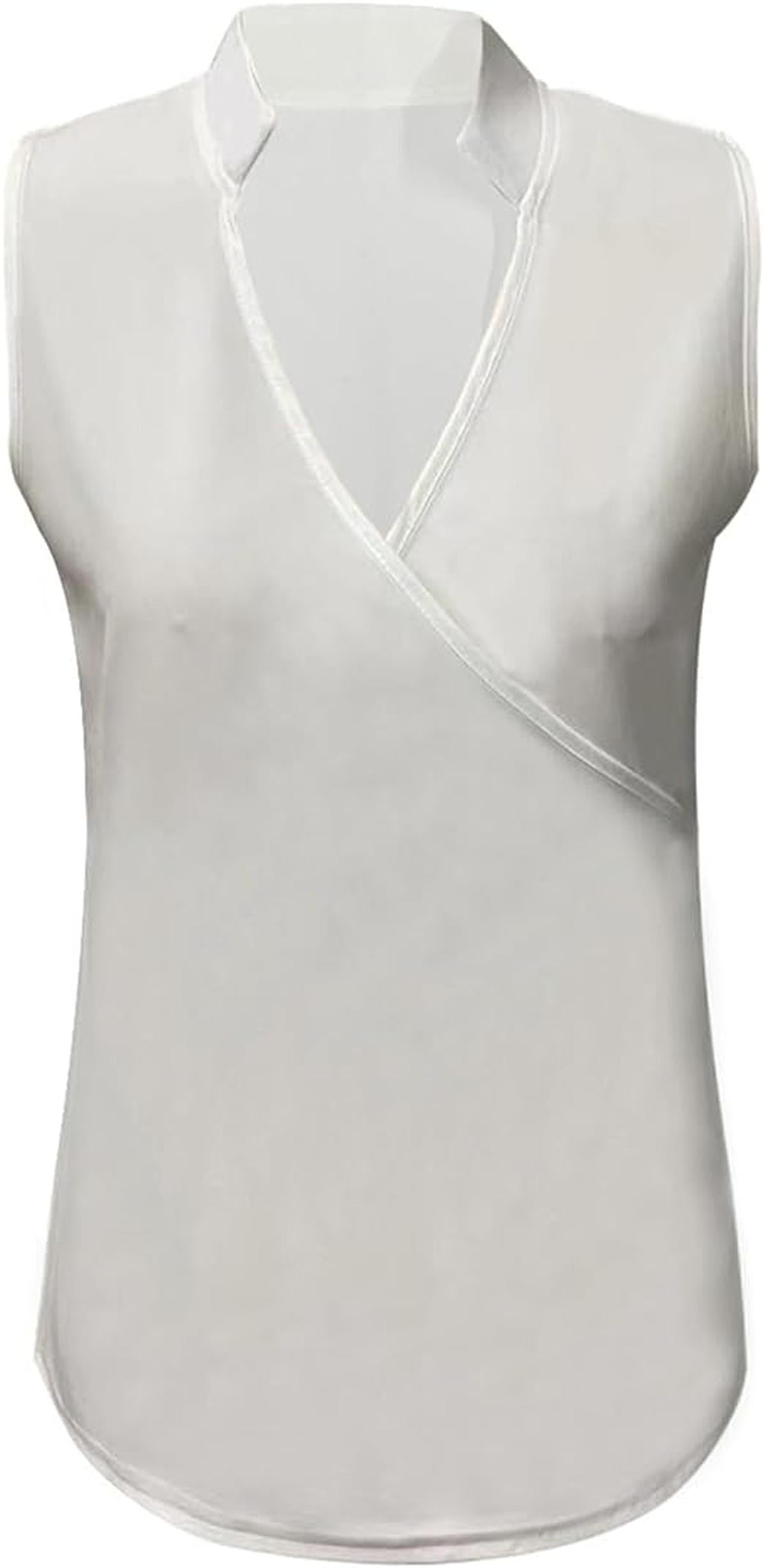 Mouwloze V-Hals Top Voor Dames - Elegante Zomerblouse