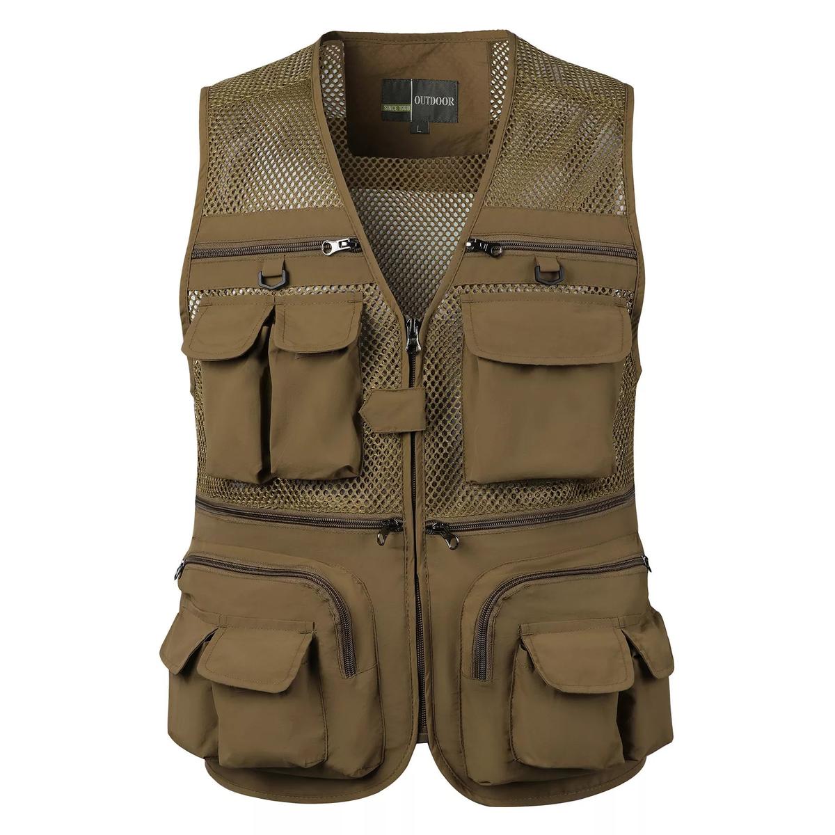 Multifunctioneel Tactisch Vest met Meerdere Zakken voor Buitenactiviteiten