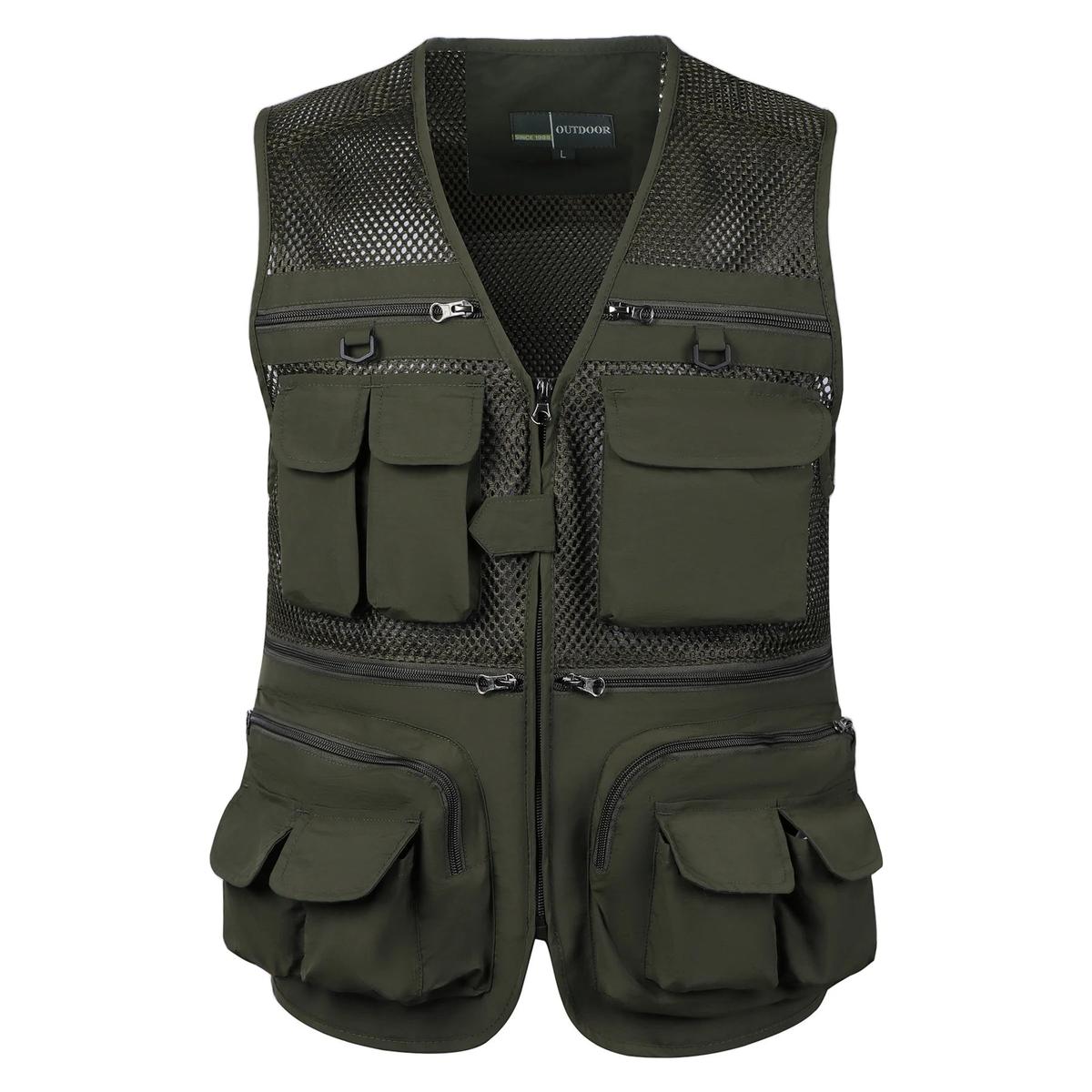 Multifunctioneel Tactisch Vest met Meerdere Zakken voor Buitenactiviteiten