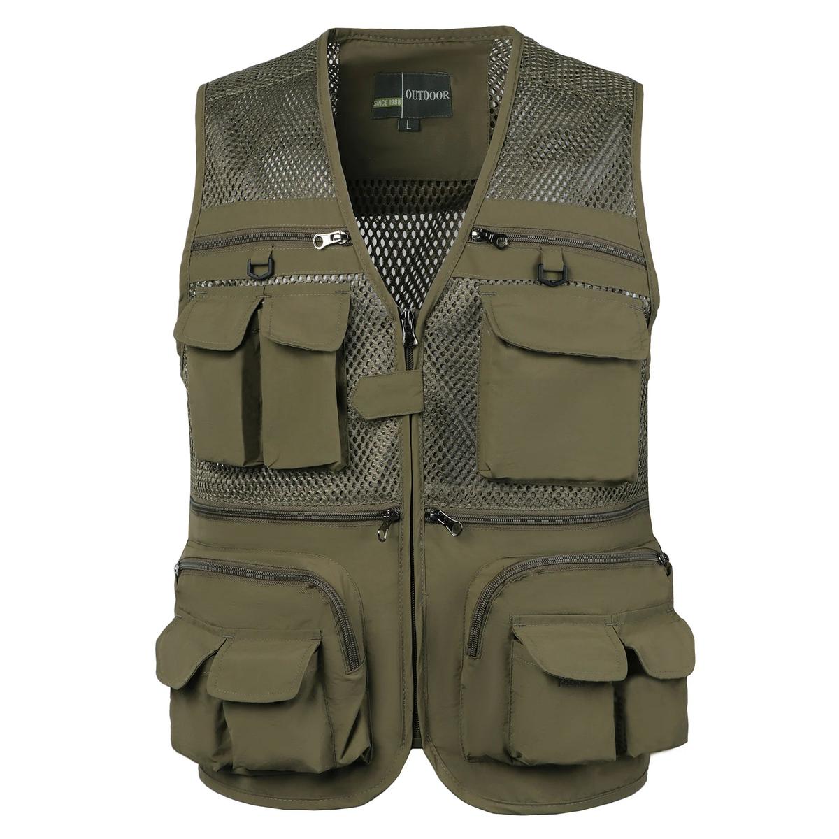 Multifunctioneel Tactisch Vest met Meerdere Zakken voor Buitenactiviteiten