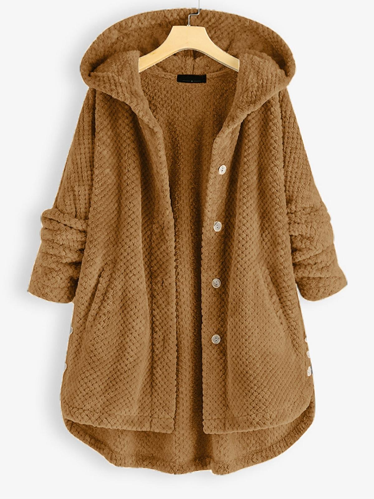 Omkeerbare Fleece Hoodie Voor Vrouwen - Stijlvolle En Warme Winterjas