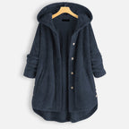 Omkeerbare Fleece Hoodie Voor Vrouwen - Stijlvolle En Warme Winterjas