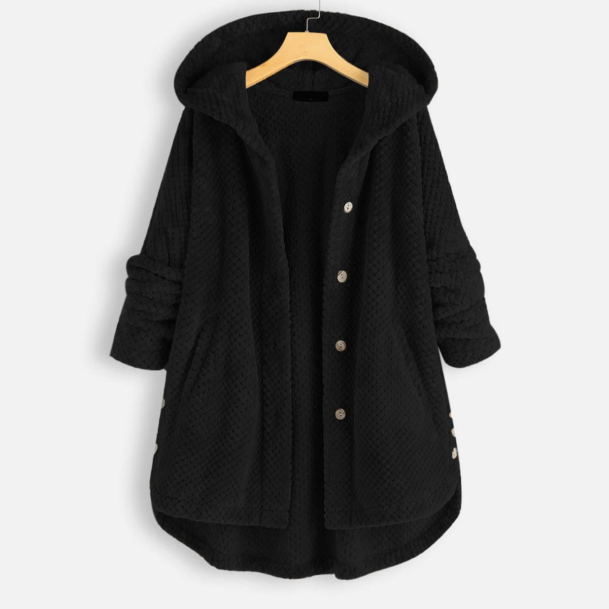 Omkeerbare Fleece Hoodie Voor Vrouwen - Stijlvolle En Warme Winterjas