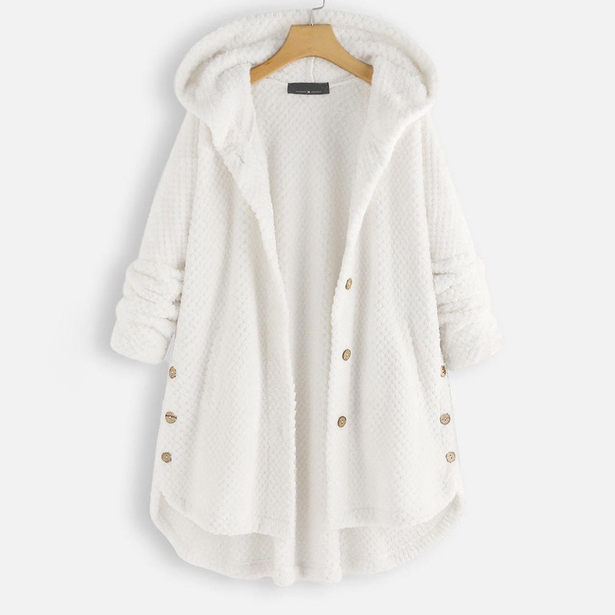 Omkeerbare Fleece Hoodie Voor Vrouwen - Stijlvolle En Warme Winterjas