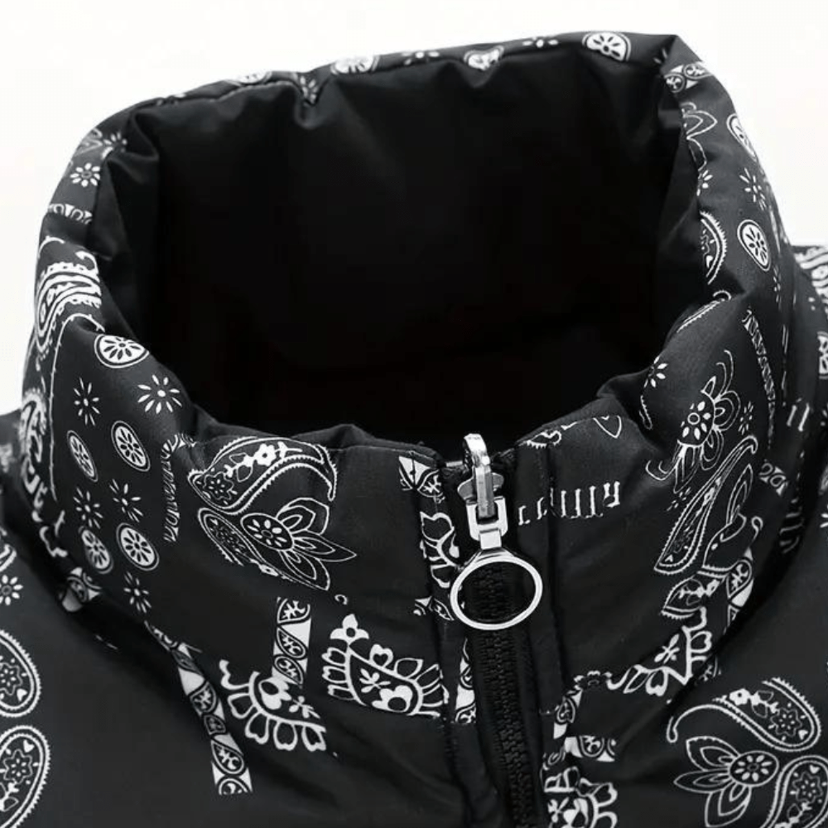 Omkeerbare Paisley Print Jas voor Mannen