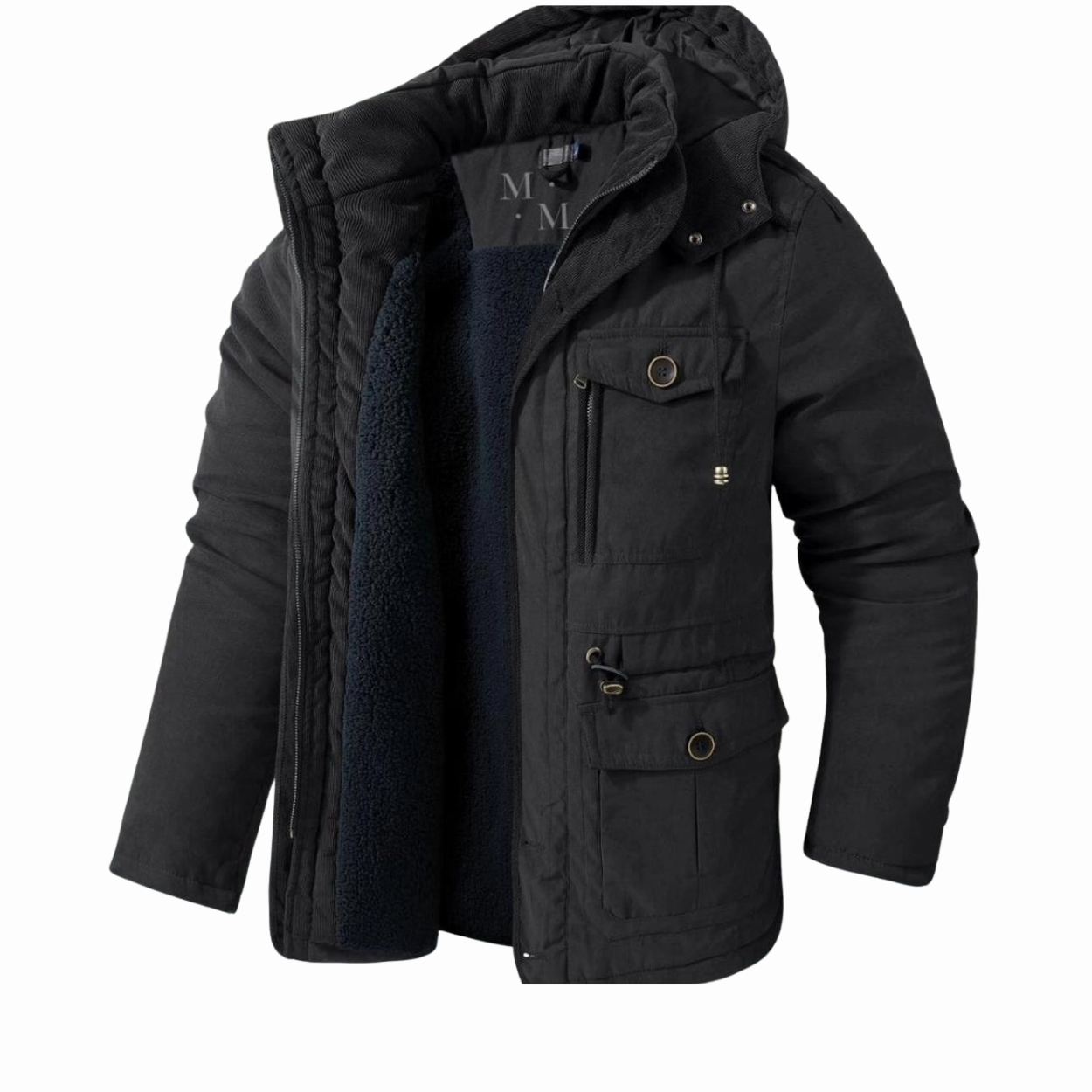 Sherpa Voering Utility Parka Voor Heren