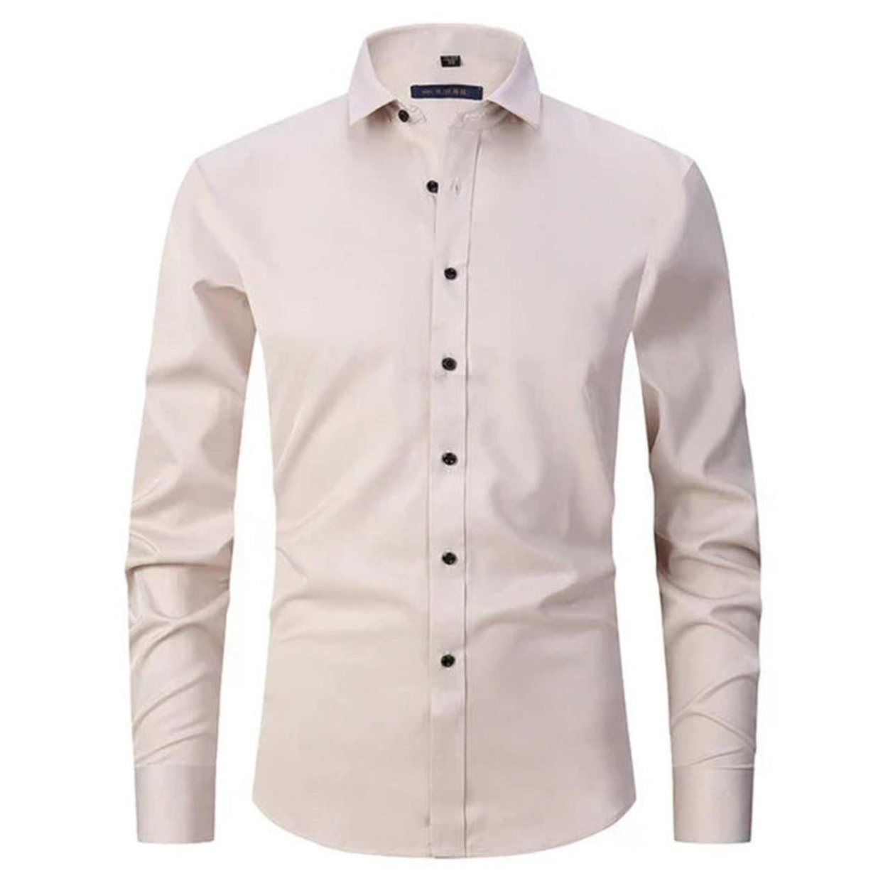 Kreukvrij Elastisch Slim-Fit Herenoverhemd