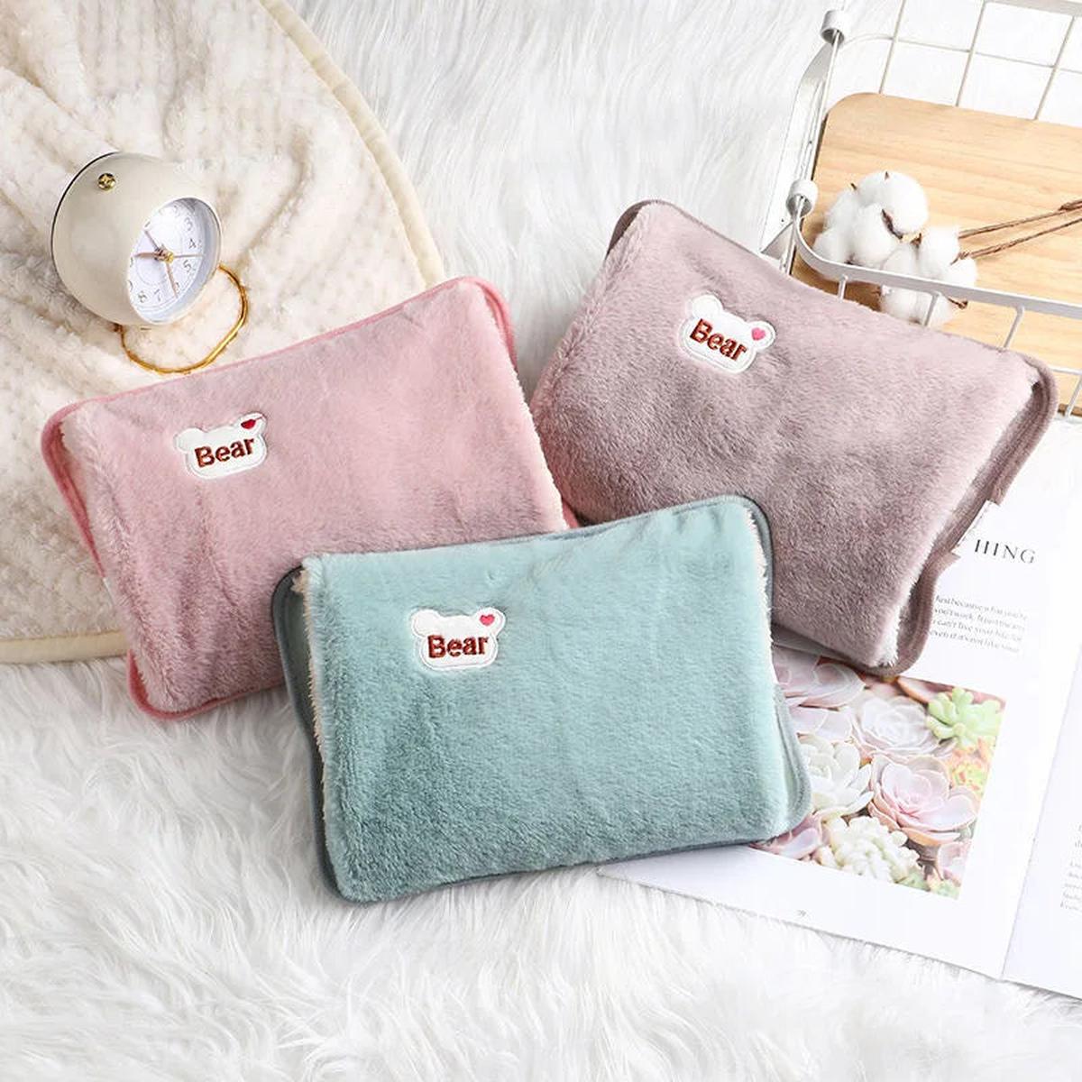 Oplaadbare Kruik Pluche Hand- en Buikverwarmer