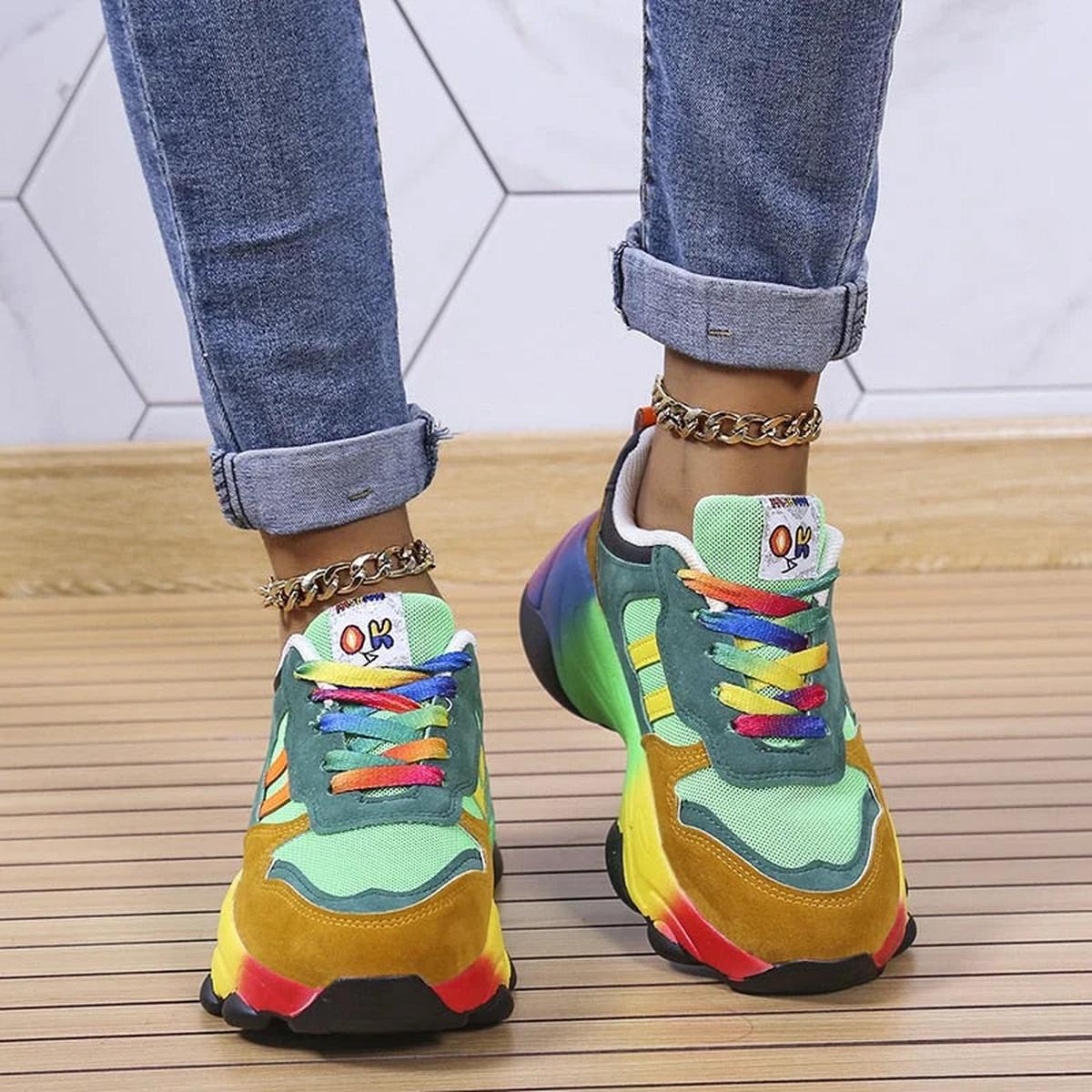 Orthopedische Sneakers met Schokabsorberende Zolen