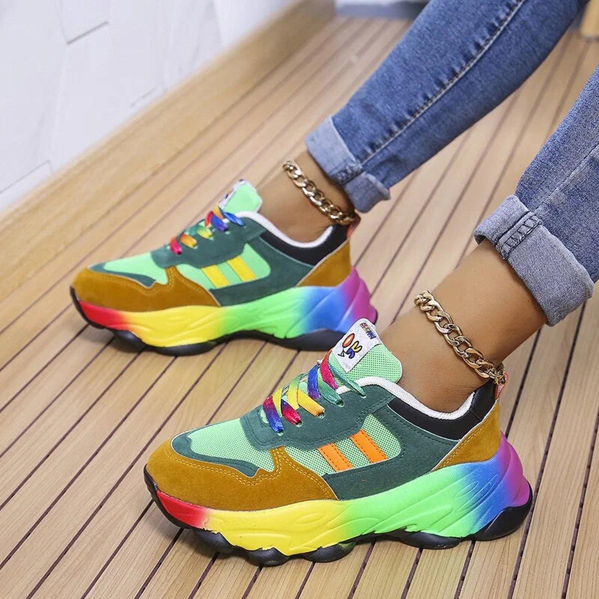 Orthopedische Sneakers met Schokabsorberende Zolen