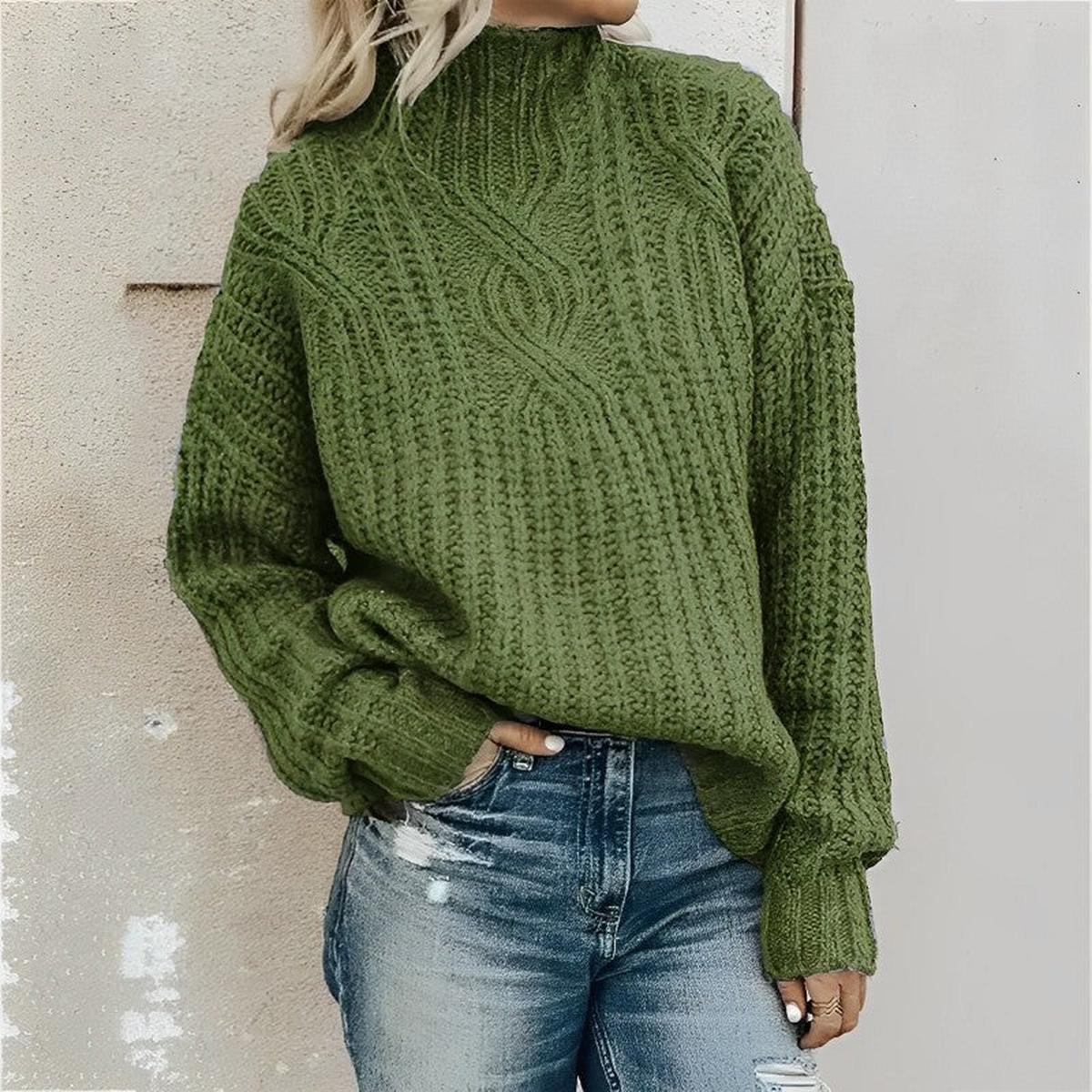Oversized Kabelgebreide Trui Herwick voor Dames