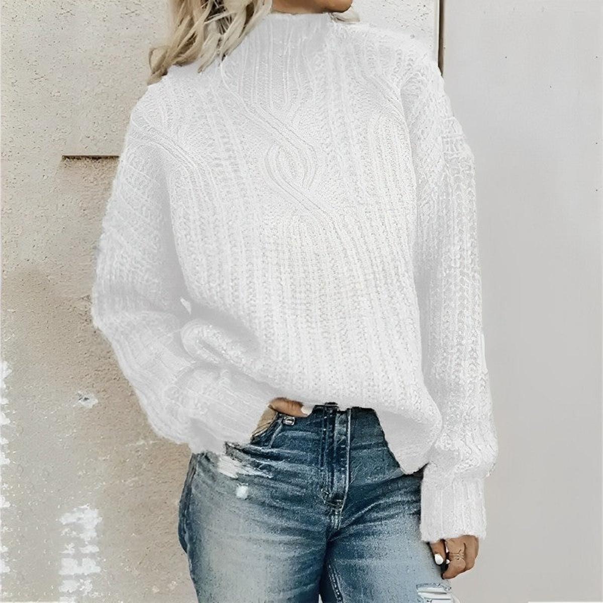 Oversized Kabelgebreide Trui Herwick voor Dames