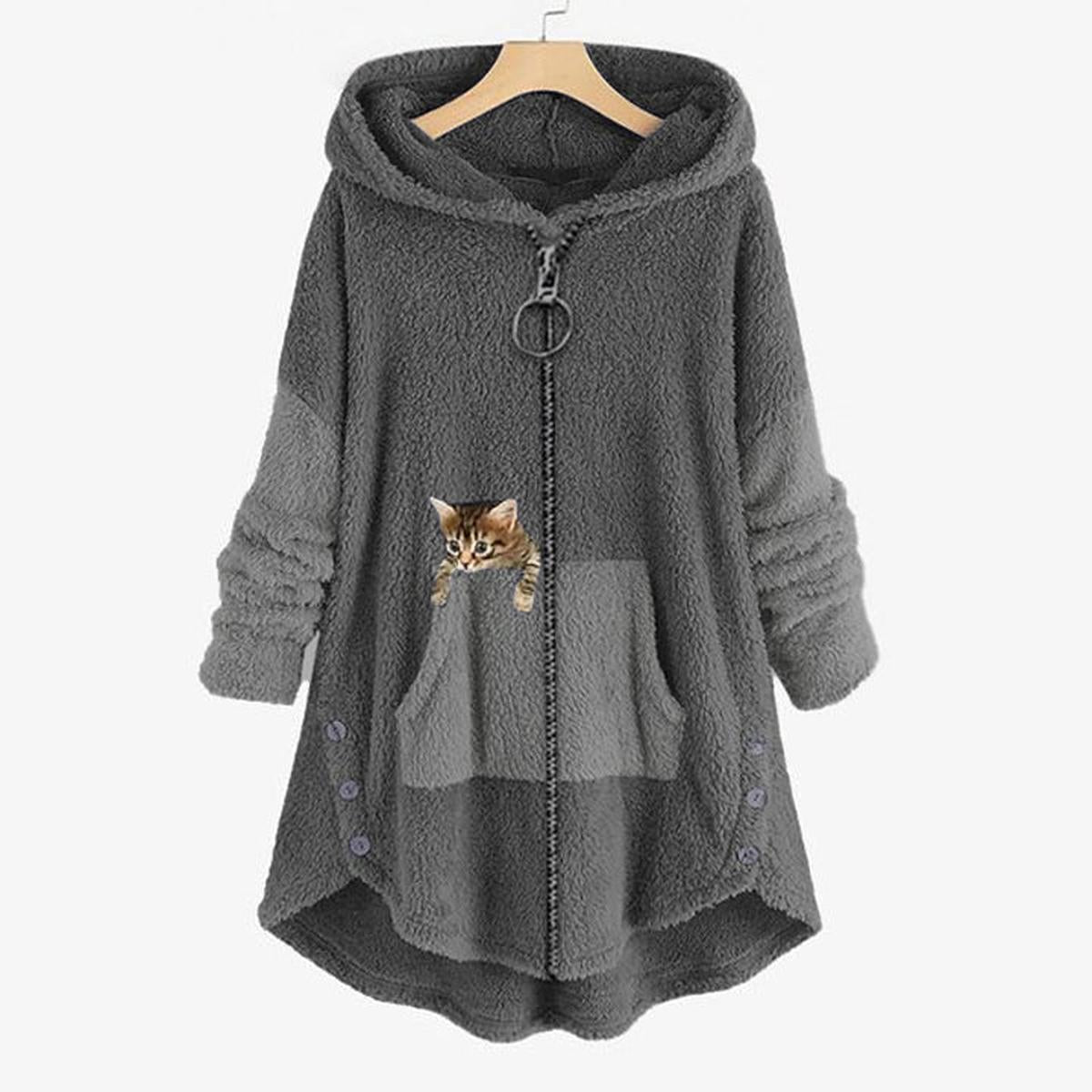 Pluizige Teddy/Sherpa Jas Voor Herfst En Winter